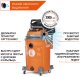 Пылесос строительный DAEWOO DAVC 6025S (2.5кВт, 60л) - фото №8