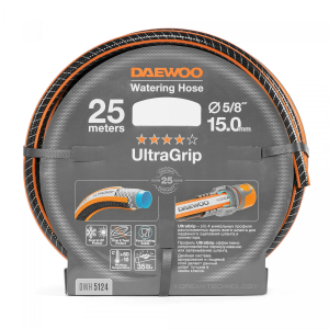 Шланг для полива DAEWOO UltraGrip DWH 5124 (5/8", 15мм, 25м)