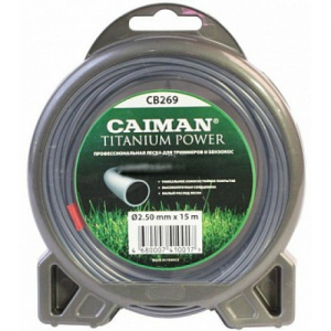 Леска для триммера Caiman Titanium Power 2,5 мм/15 м (CB269)