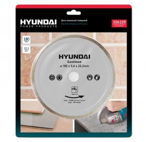 Пильный диск Hyundai 206109 180 мм по плитке
