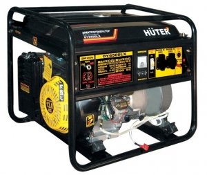 Бензиновый генератор Huter DY6500LX c электрозапуском